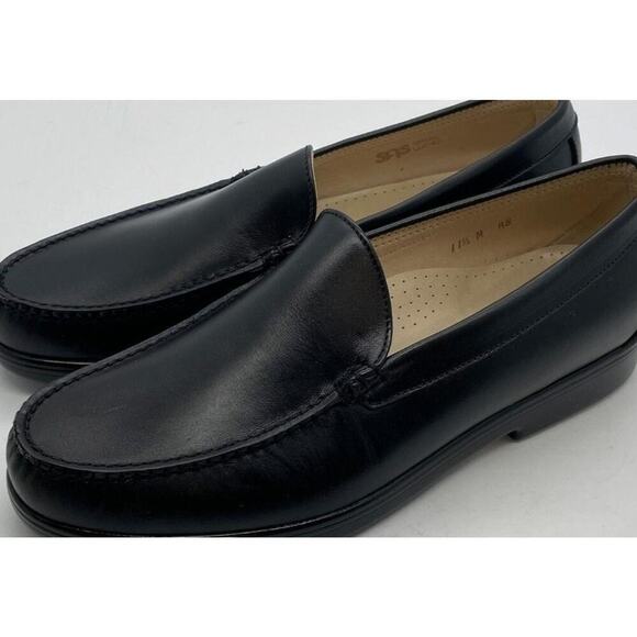 SAS Adult Mens Venetian 2010-013 Black Slip On Dress Loafer NIB 11.5 Excellent - Picture 2 of 7